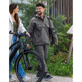 Mirage Raincoat Rainfall Closed Jacket - Size M - Made from Polyester Soft Touch - Earl Gray