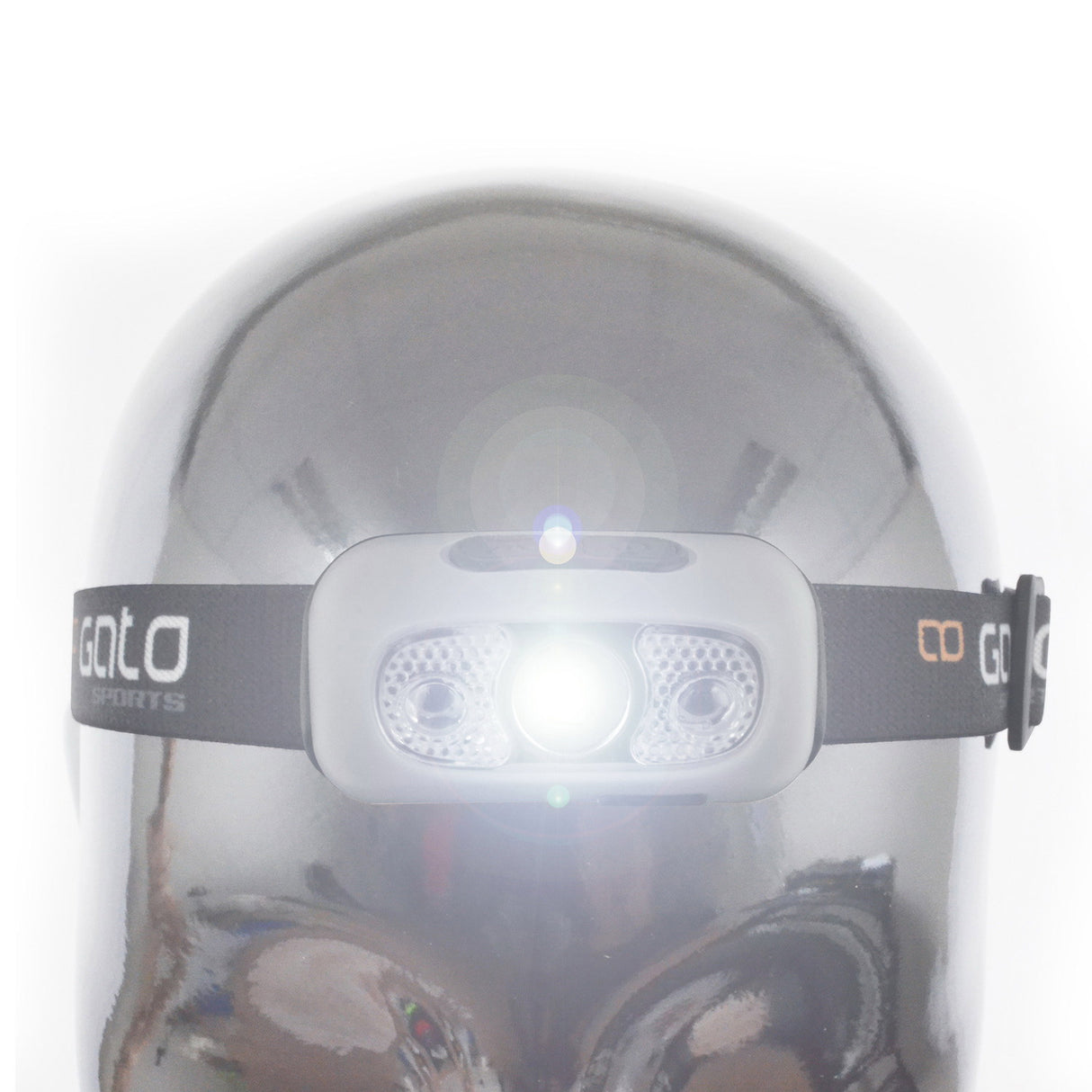 Outwet Main helmet lamp USB Gray One-Size