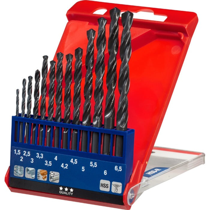 KWB HSS Spiral Drilling Set 13 pezzi