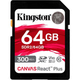 Kingson Canvas reagéiere plus 64 GB SDXC