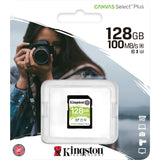 Kingson Canvas wielt plus SDXC 128 GB