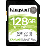 Kingson Canvas wielt plus SDXC 128 GB