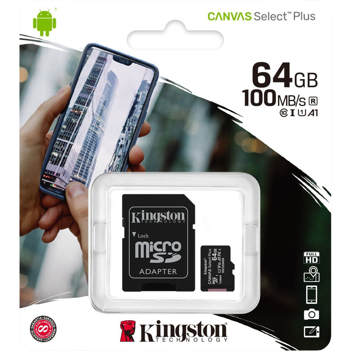 Kingston Canvas Select Plus microSD karta 64 GB