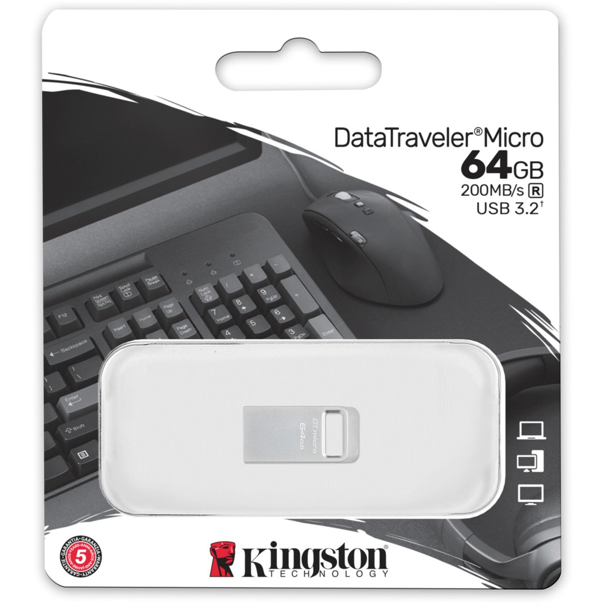 Kingston DataTraveler Micro 64 Go