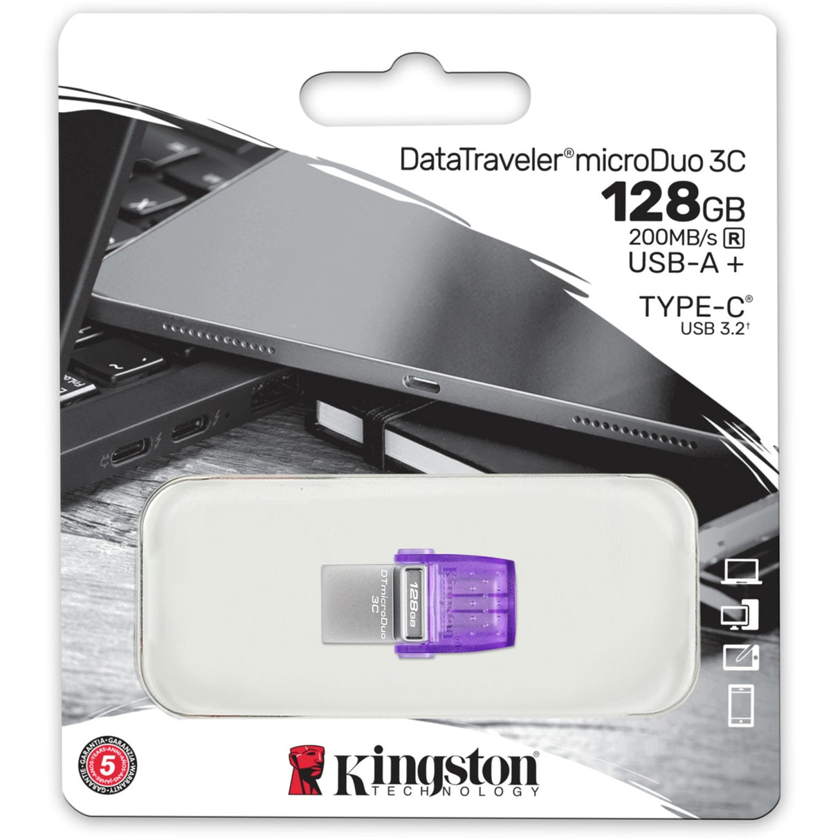 Kingston DataTraveler Microoroovo 3C 128 GB