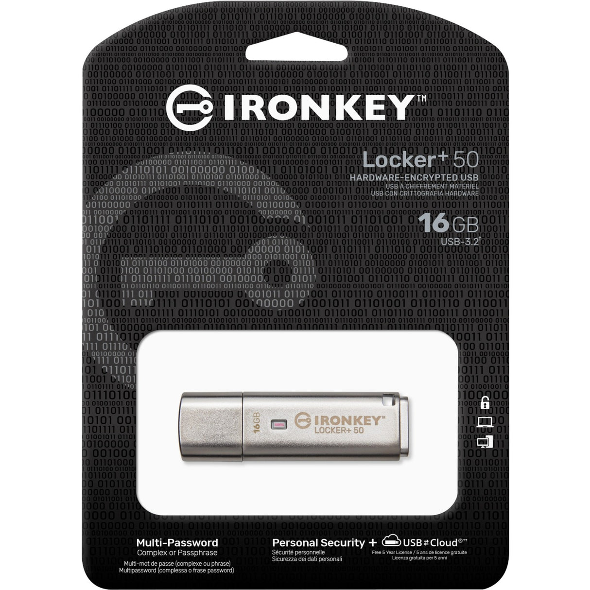 Kingston IronKey Locker+ 50 16 GB
