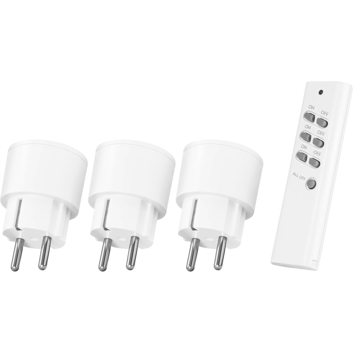 Click click switch Set Wireless 3 plugs with remote control