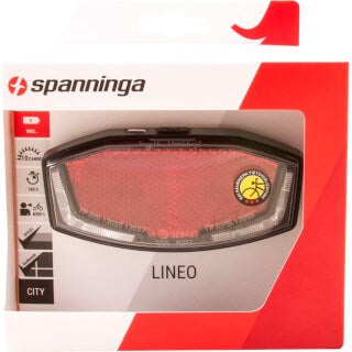 Spanninga rear light Lineo XBA battery car 50 80mm