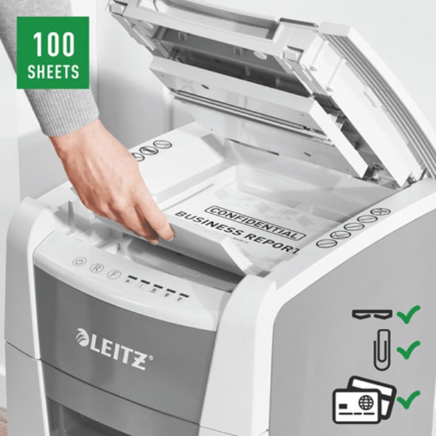 Leitz IQ Auto+ Small Office 100 Paper Springer P5