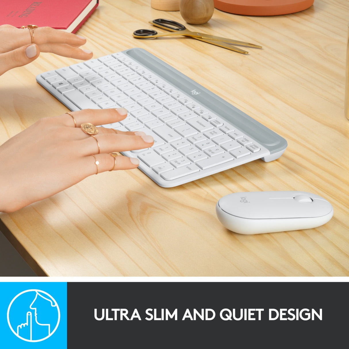 Logitech MK470 Slim Wireless Keyboard und Mauskombination