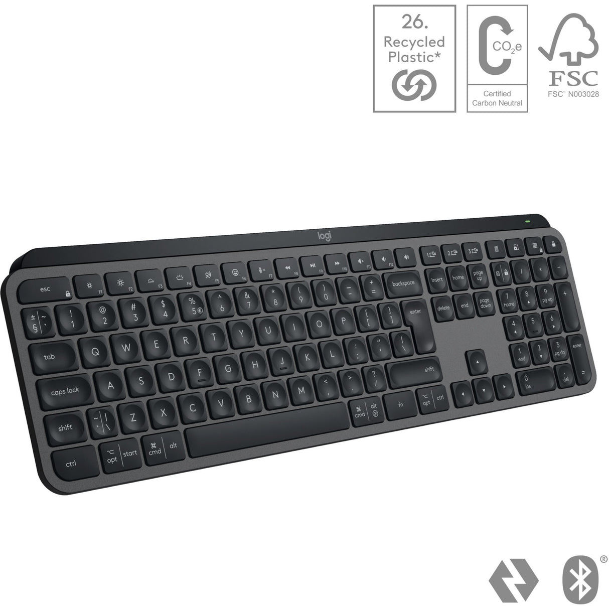 Logitech MX -Tasten S Advanced Wireless Illuminated Tastatur