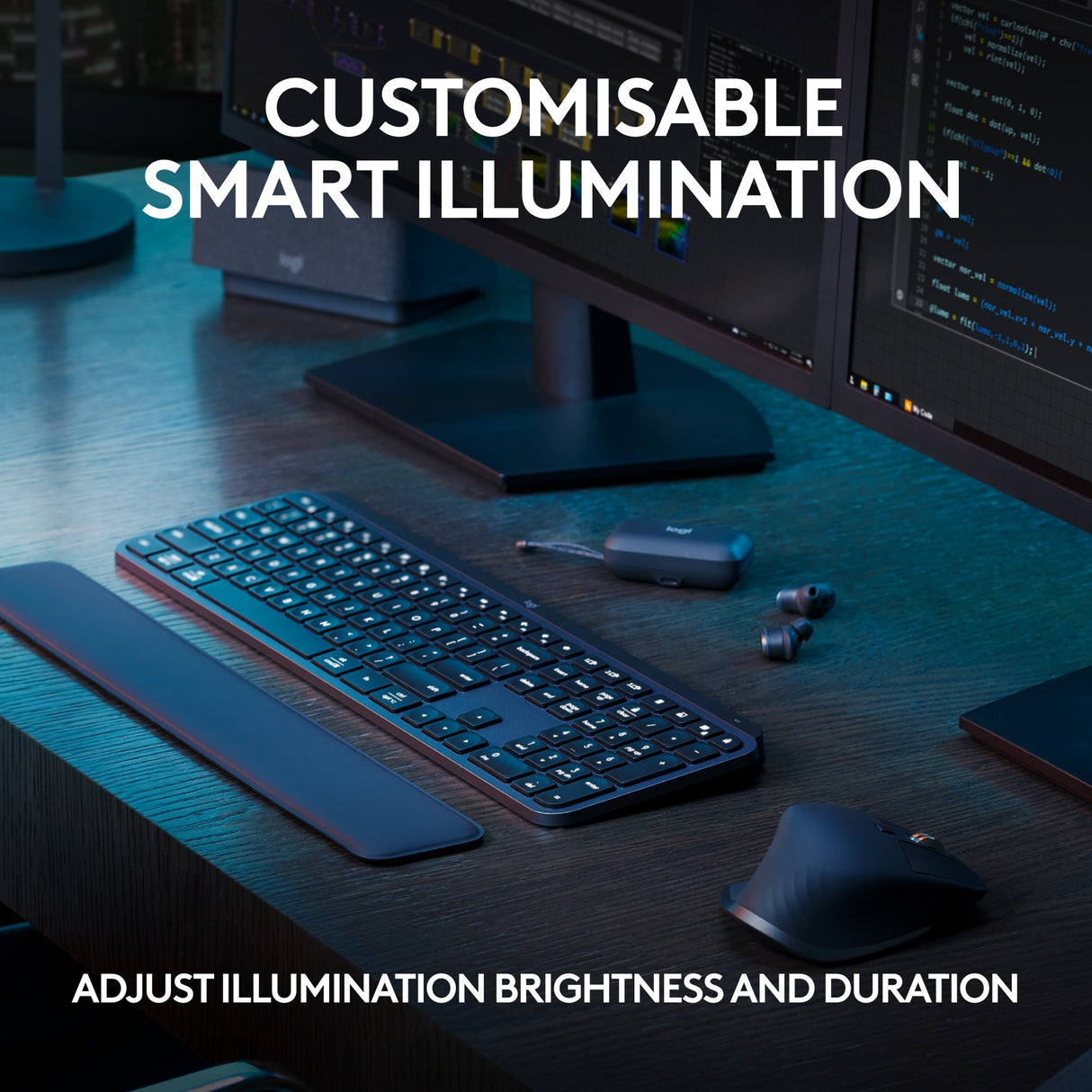 Logitech MX -Tasten S Advanced Wireless Illuminated Tastatur