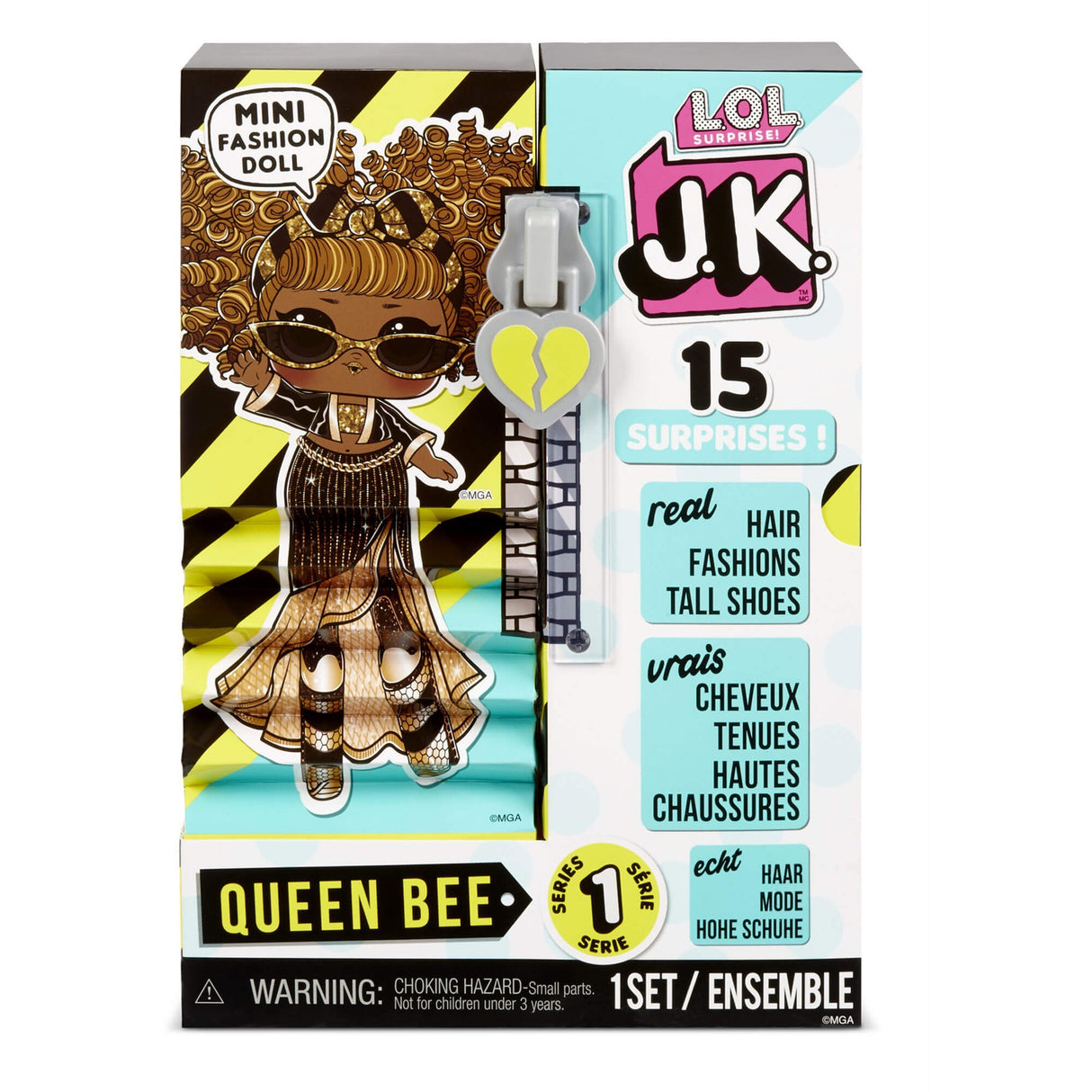 MGA zabavno presenečenje! J.K. Mini-Modepop Queen Bee