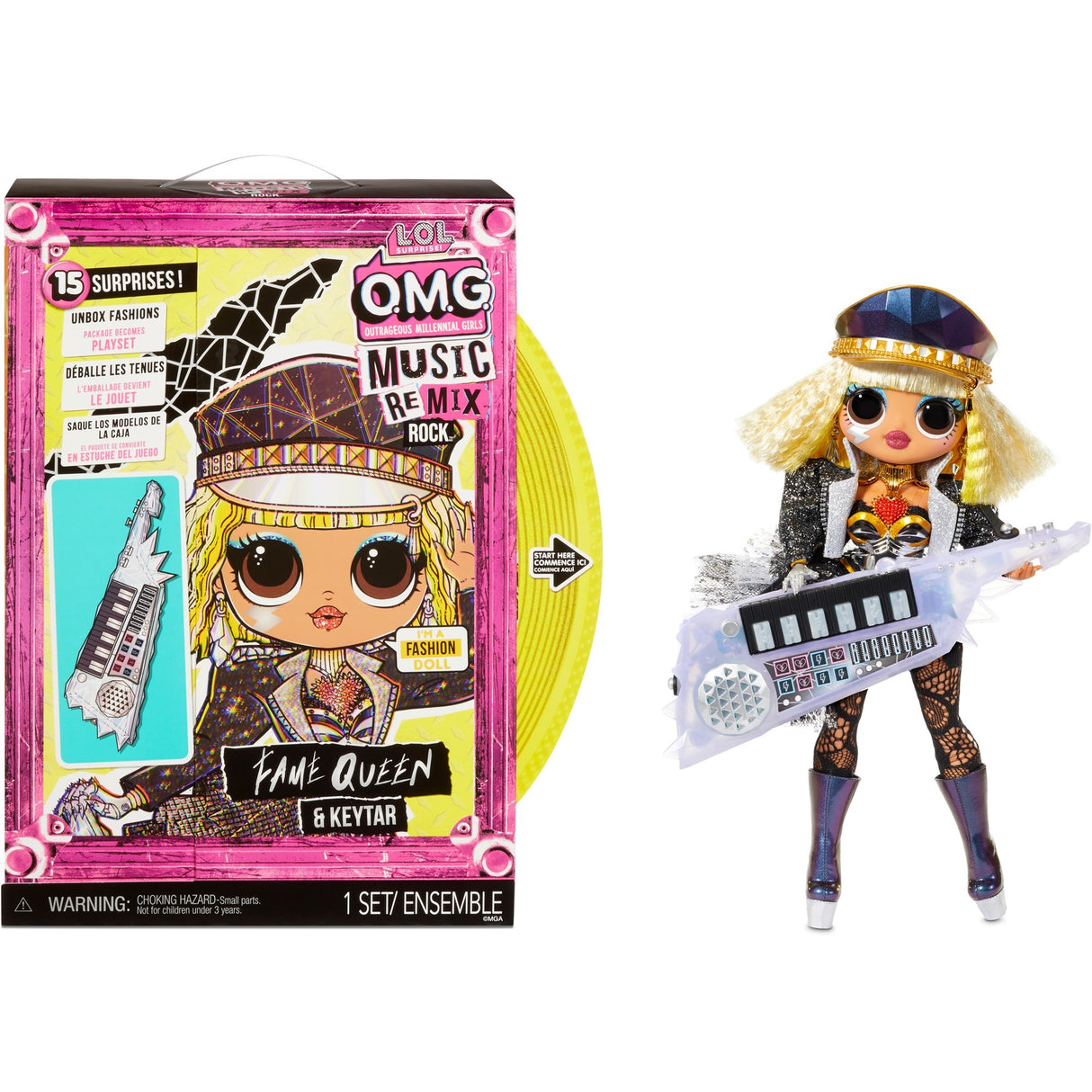 L.O.L. Presenečenje omg pop remix rockfame kraljica in keytar