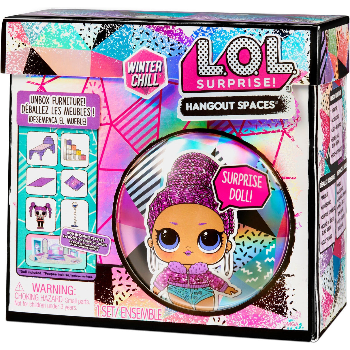MGA Entertainment Surprise! Winter Chill Hangout Spaces Sty