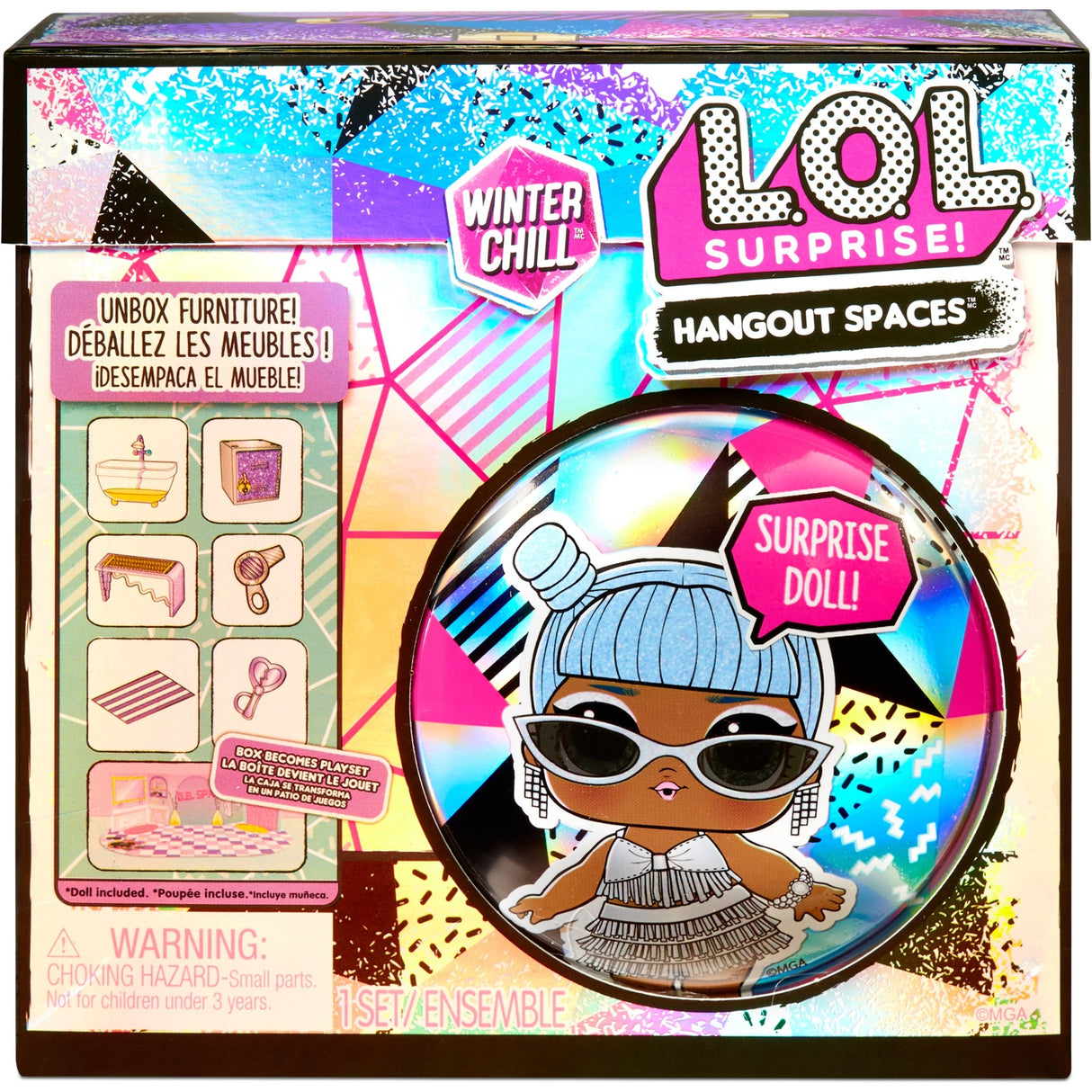 MGA underholdningsoverraskelse! Vinter chill hangout mellomrom sty