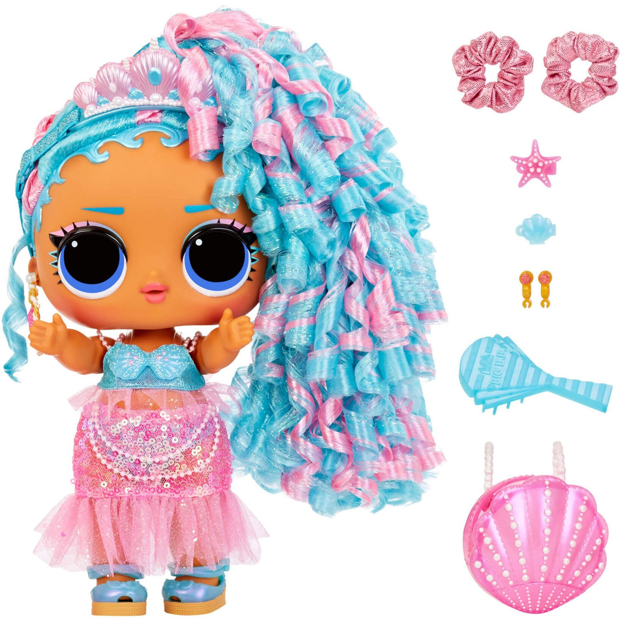 ¡Sorpresa de entretenimiento de MGA! Muñeca para el cabello para el cabello del bebé -