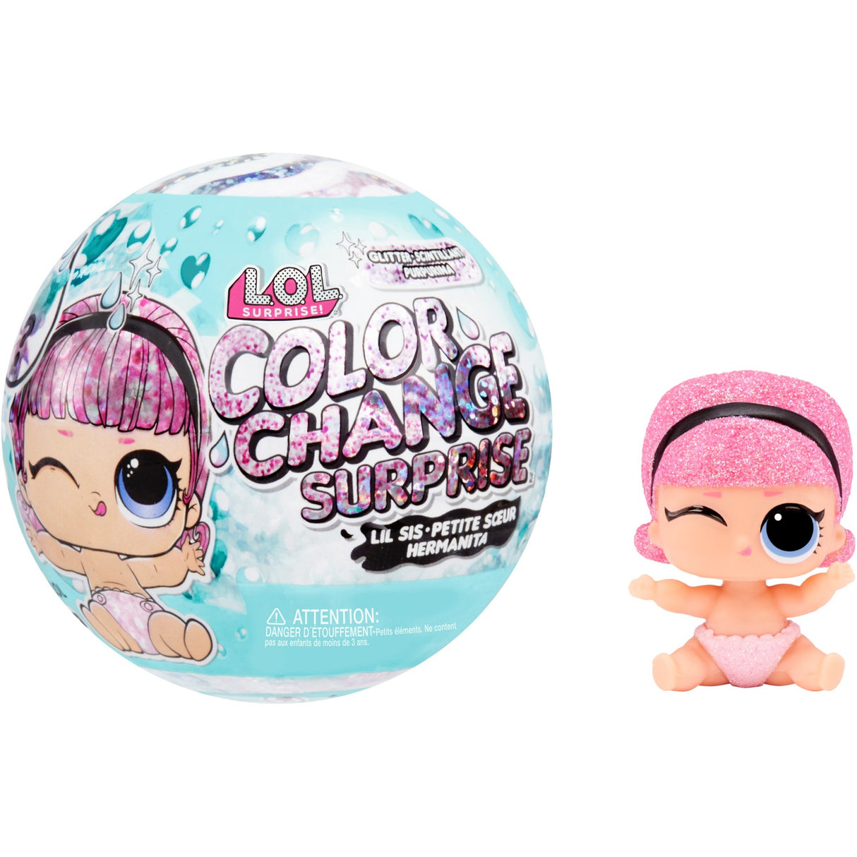 MGA Entertainment Surprise! Scintillante colore cambio lil sis