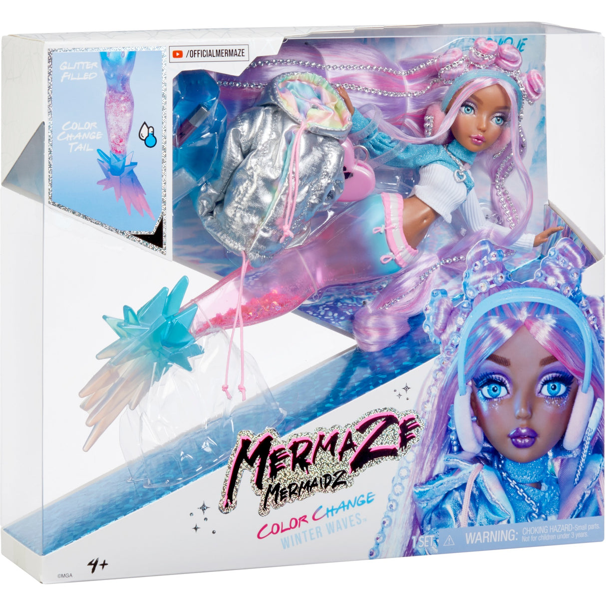 MGA Entertainment Mermaz Mermaidz Color Change Winter Waves Harmo
