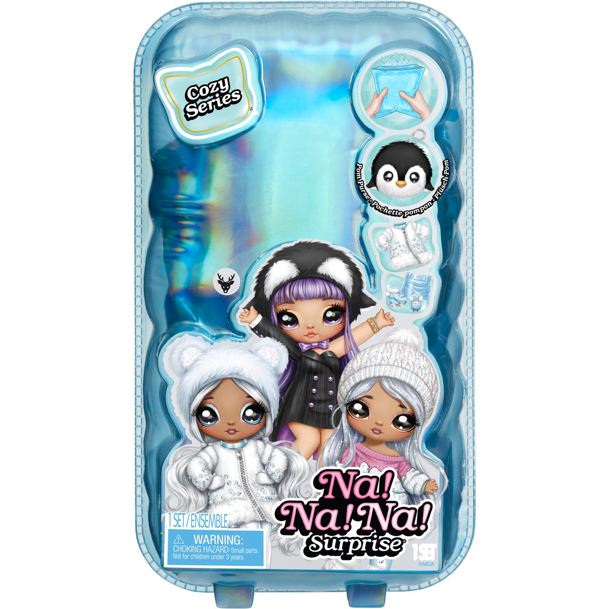 MGA Entertainment Na! Na! Na! Surprise 2-in-1 Cozy-serie Rendier