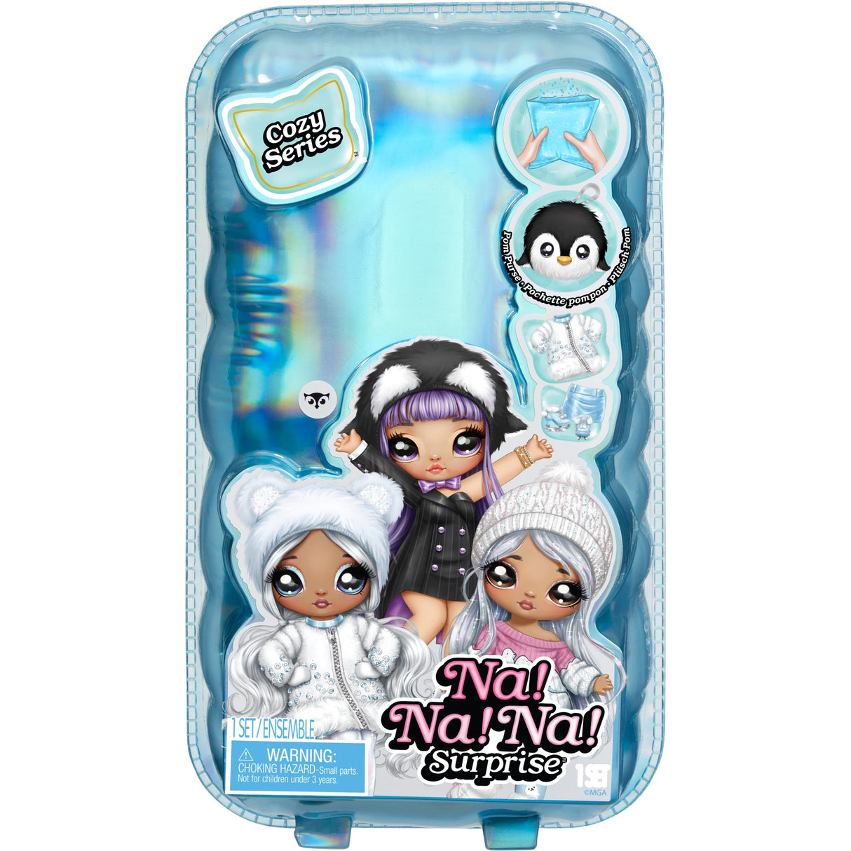 MGA Entertainment after! After! After! Surprise 2-in-1 Cozy series Snowu