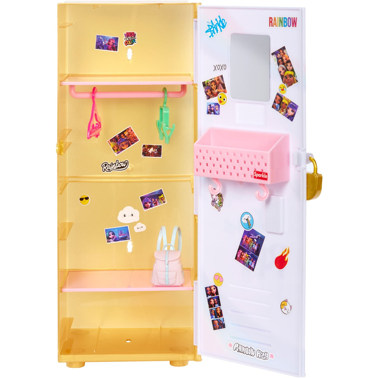 MGA Entertainment Rainbow High Design Locker and Pinkly Paige