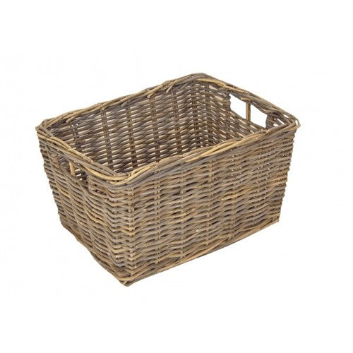 Dr. Wicker v-aged basket 45x35x25 Gray