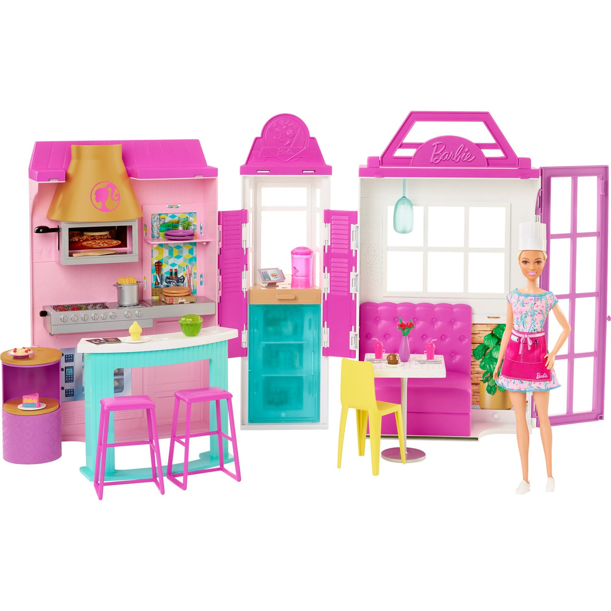 Mattel Cook 'n Grill Restaurant Pop und Speel Set