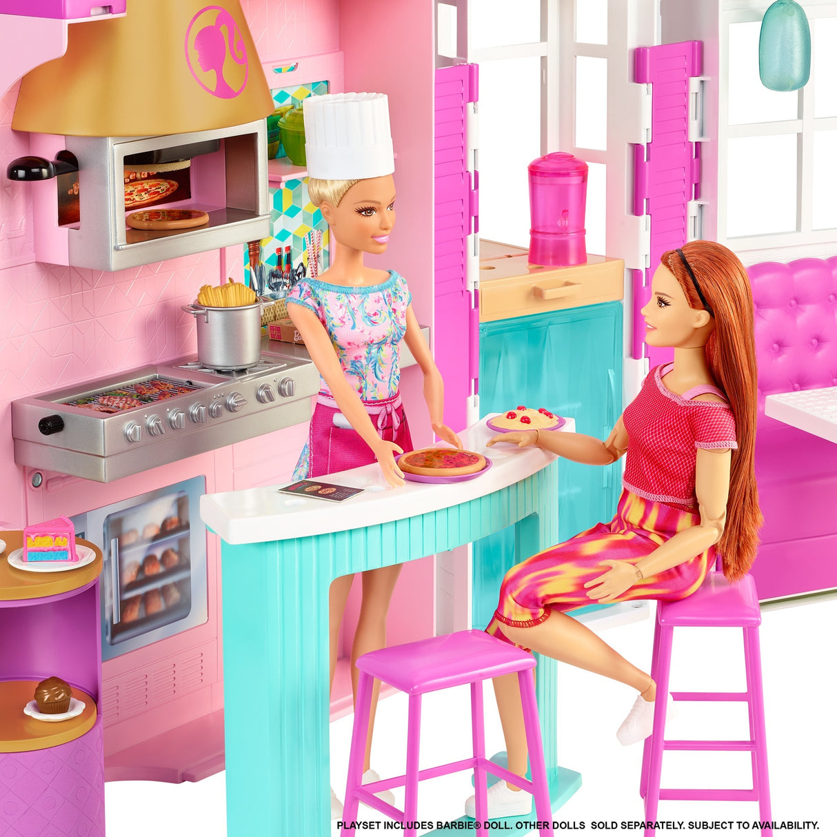 Mattel Cook 'n Grill Restaurant Pop und Speel Set