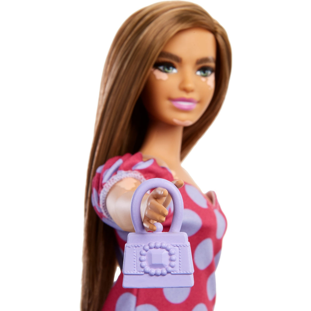 De Mattel Moudestand stippt Kleed