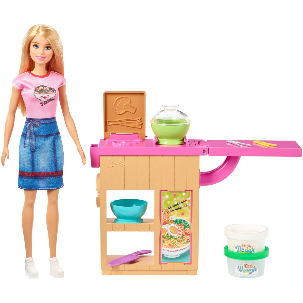 Mattel Noodle Bar Speelset und Pop