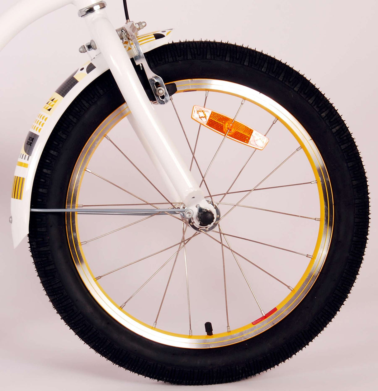 Volare Miracle Cruiser Children's Bicycle - Girls - 18 Inch - White - Prime Collection