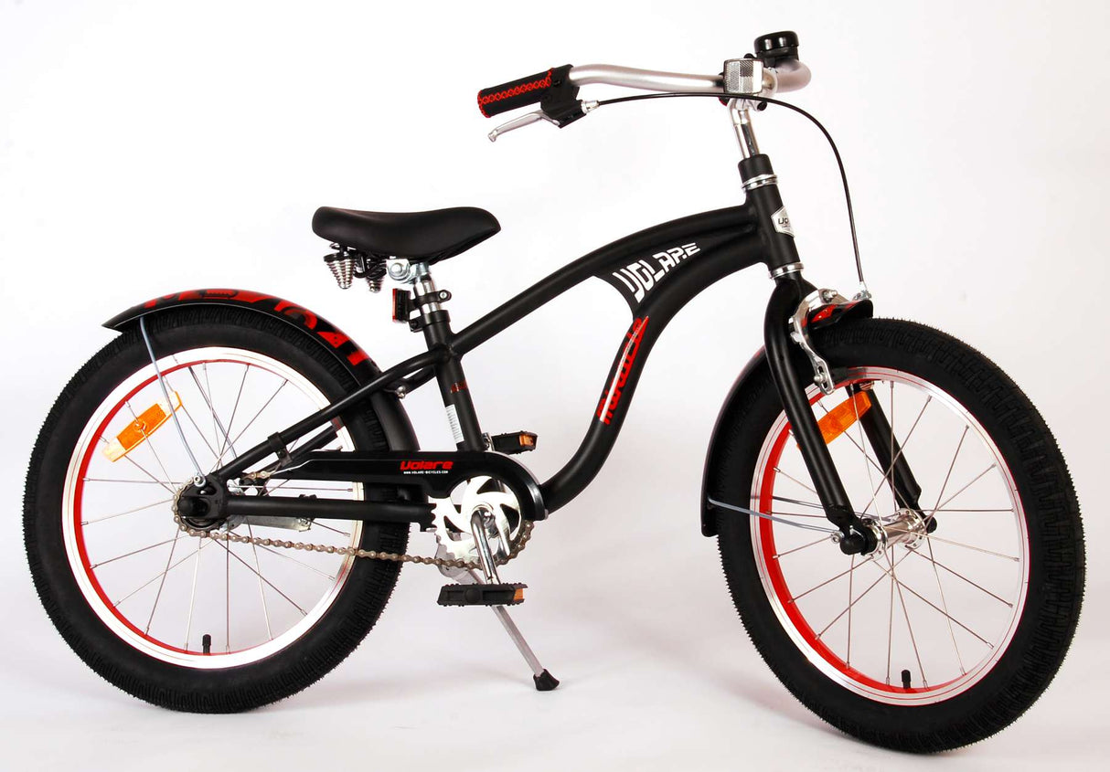 Volare Miracle Cruiser Otroško kolo - Fantje - 18 palcev - Matt Black - Prime Collection