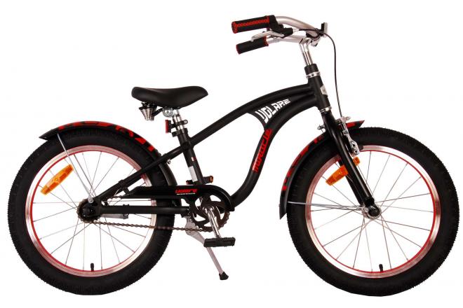 Volare Miracle Cruiser Otroško kolo - Fantje - 18 palcev - Matt Black - Prime Collection