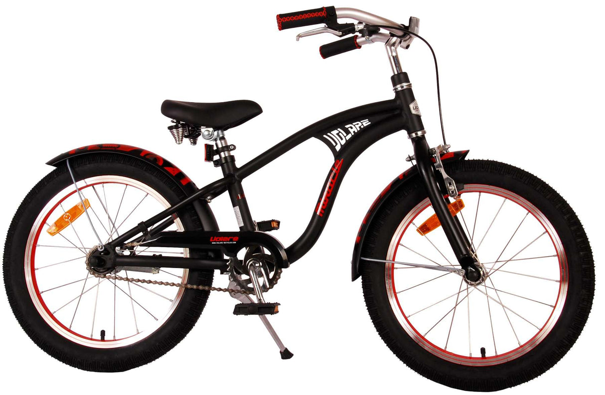 Volare Miracle Cruiser Otroško kolo - Fantje - 18 palcev - Matt Black - Prime Collection