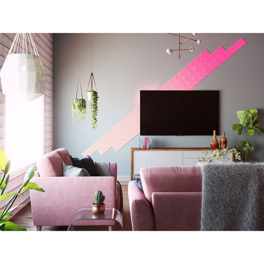 9-pakowy zestaw startowy nanoleaf na płótnie