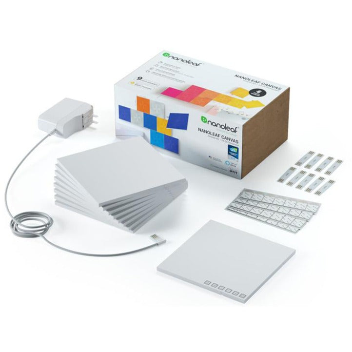 9-pakowy zestaw startowy nanoleaf na płótnie