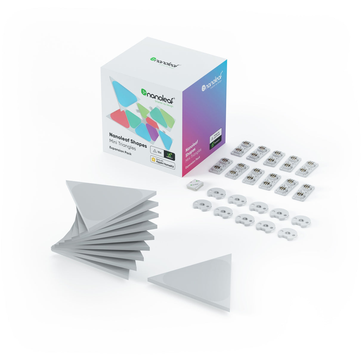 Nanoleaf Nanoleaf oblikuje trikotnike Mini Expansion Pack 10-paket