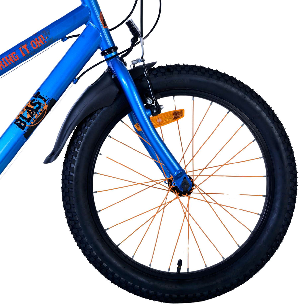 Nerf barncykelpojkar 20 tum satinblå 6 hastighet