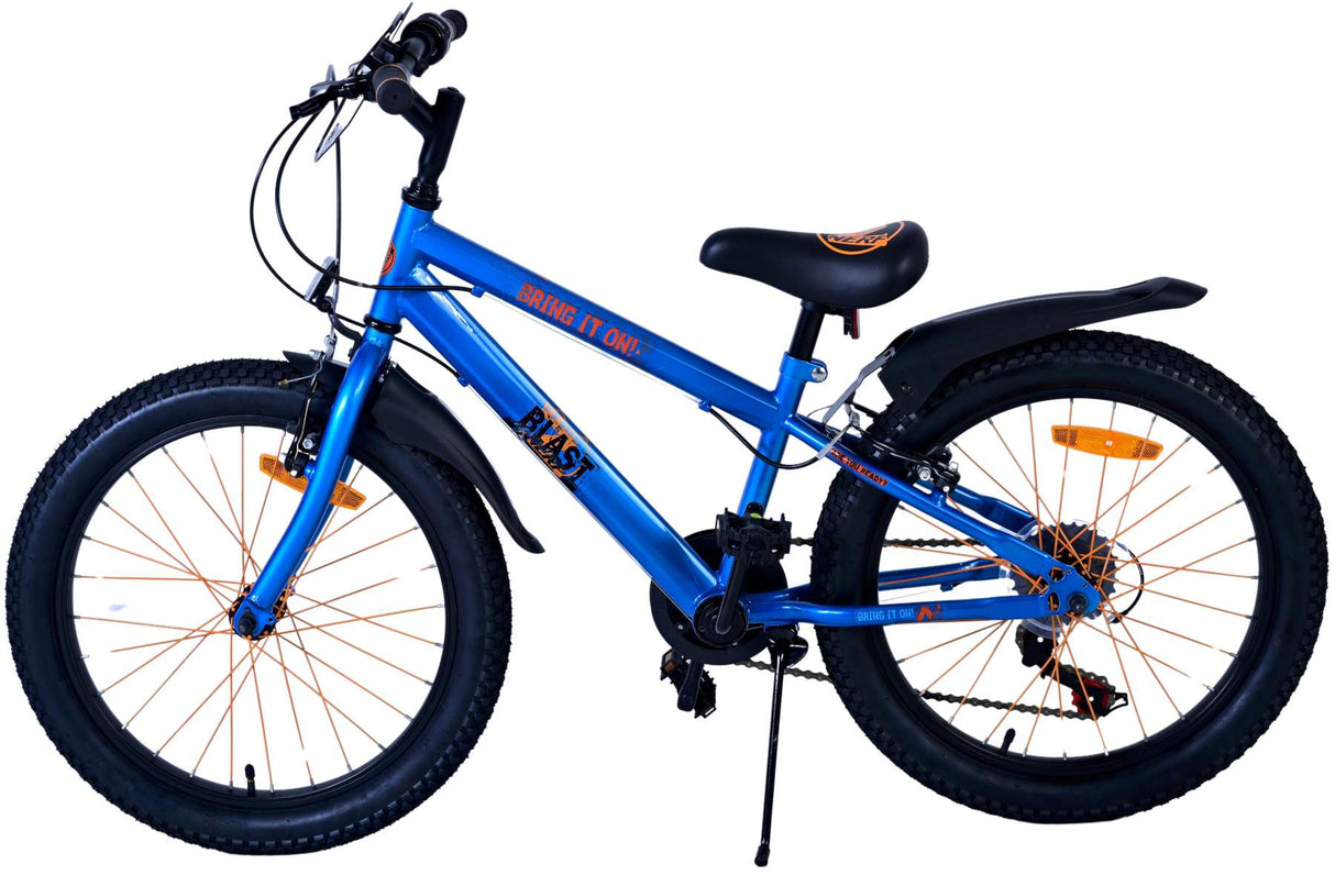 Nerf barncykelpojkar 20 tum satinblå 6 hastighet