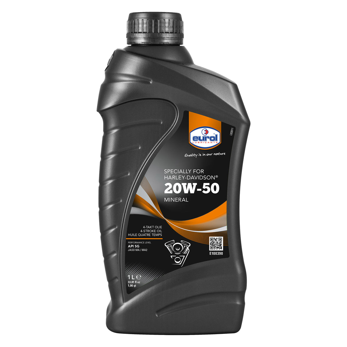 Eurol Harley Davidson SAE 20W50 1-litrový API SG CD