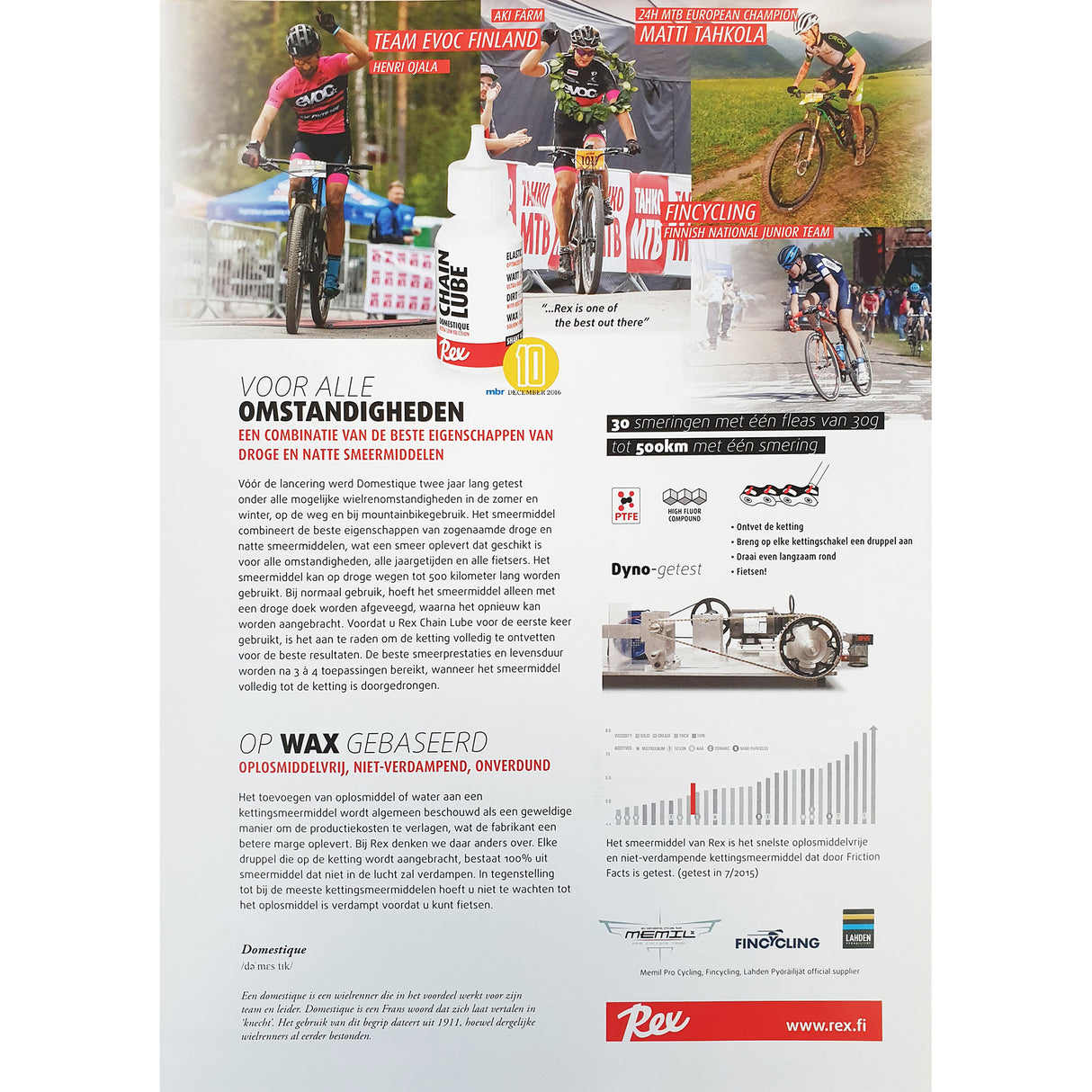 Cyclon Rex Chain Lube Domestique Servizio 30gr