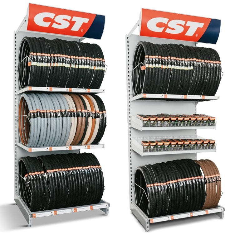 CST Bandenschap Option 3 avec espace pour environ 125 tubes intérieurs extérieurs et 240.