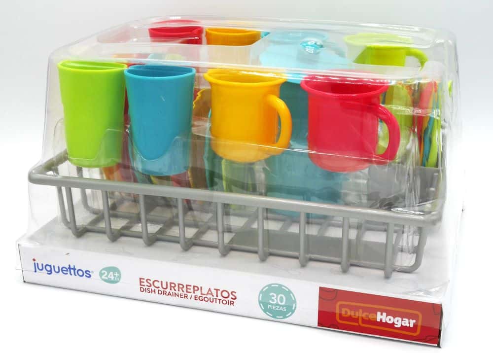 Playgo serviesje met afdruiprekje.