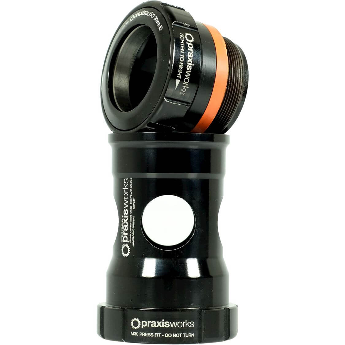 Praxis Spodnji nosilec adapter M30 BB30 PF30 CESTA 68 mm