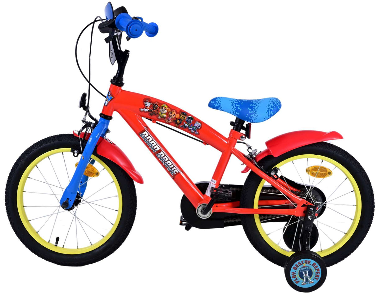 PAW PATROL CHILD'S BOKE BOYS 16 pouces rouges deux mains de deux mains