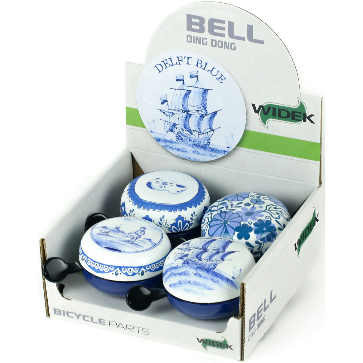 Widek Bel Ding Dong Dong Delft Blue Boot su Map