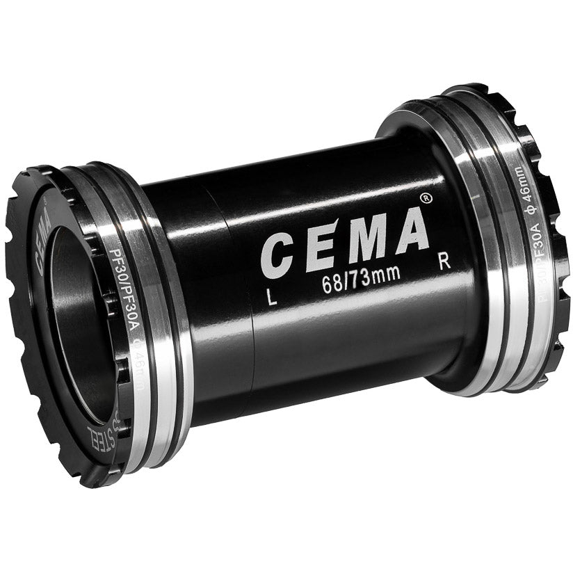 CEMA BRACKETAS PF30 Interlock BB30 PF30-Ceramic-Zwart