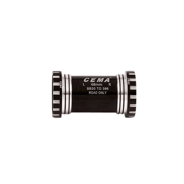 CEMA BRACKETAS BB30 FSA386 Rotor 30 mm-RVS-Zwart