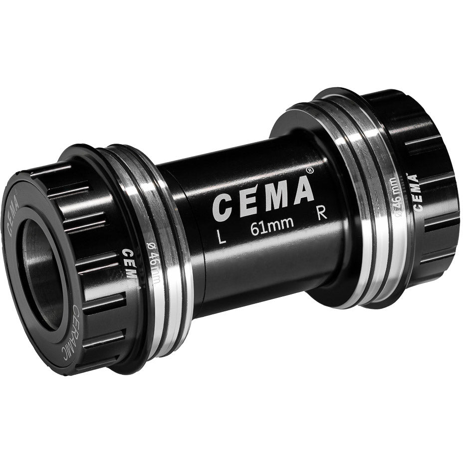 CEMA BRACKETAS OSBB Interlock Shimano-RVS-Zwart